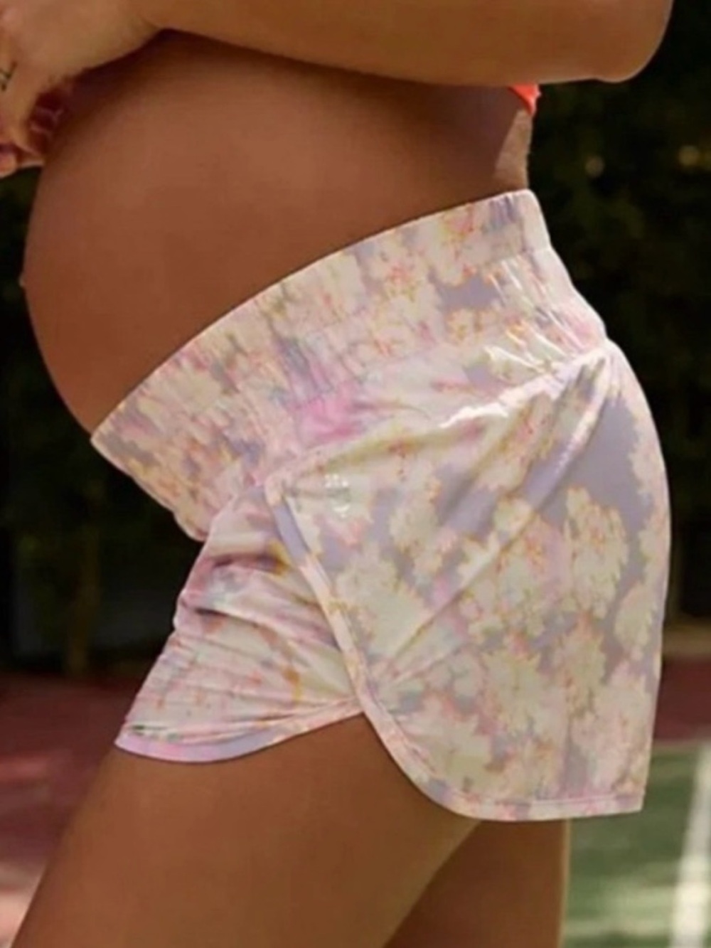 Free People x Hatch The way home maternity shorts